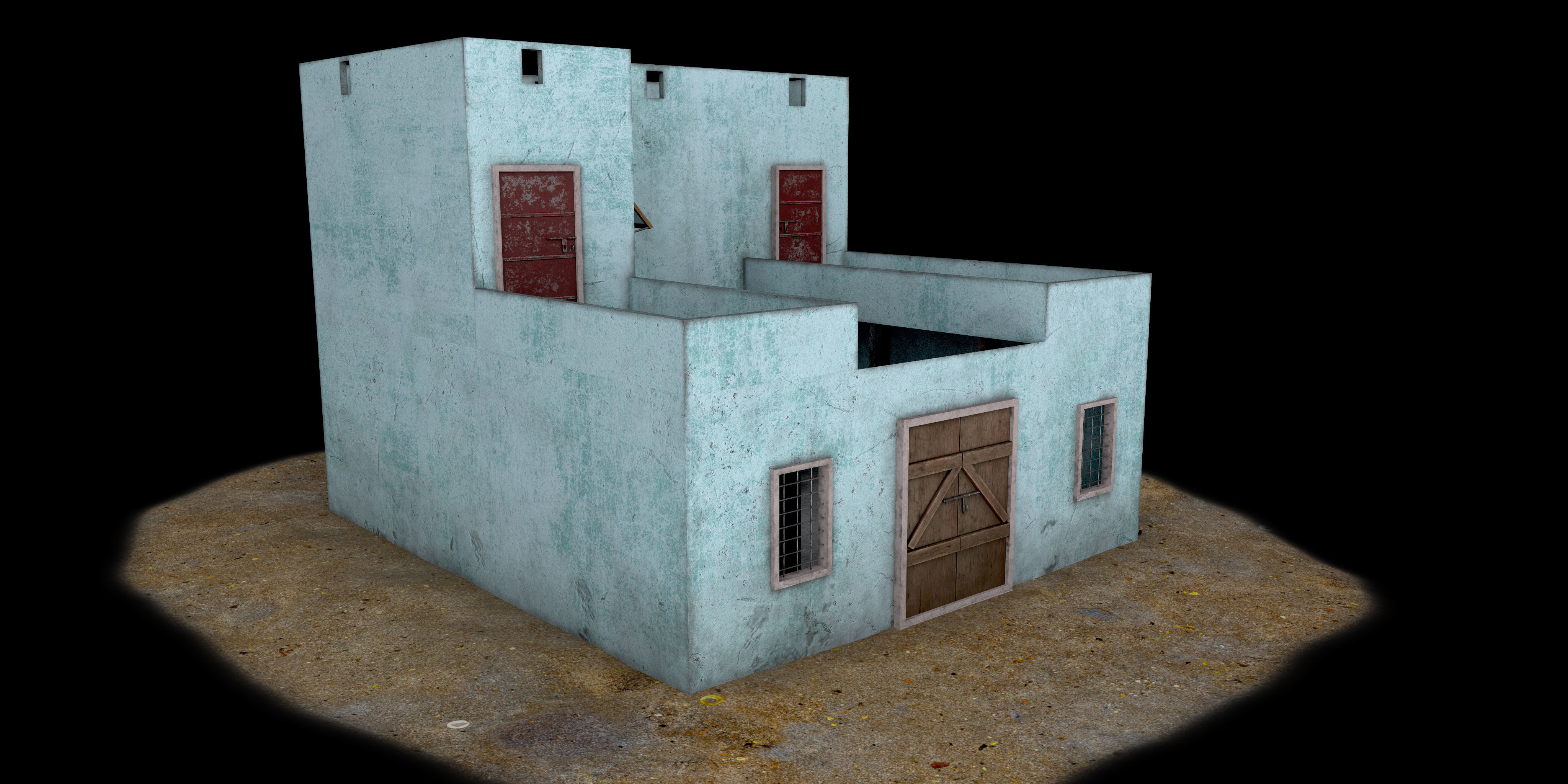 House Game Ready 10 Low-poly 3D model_3