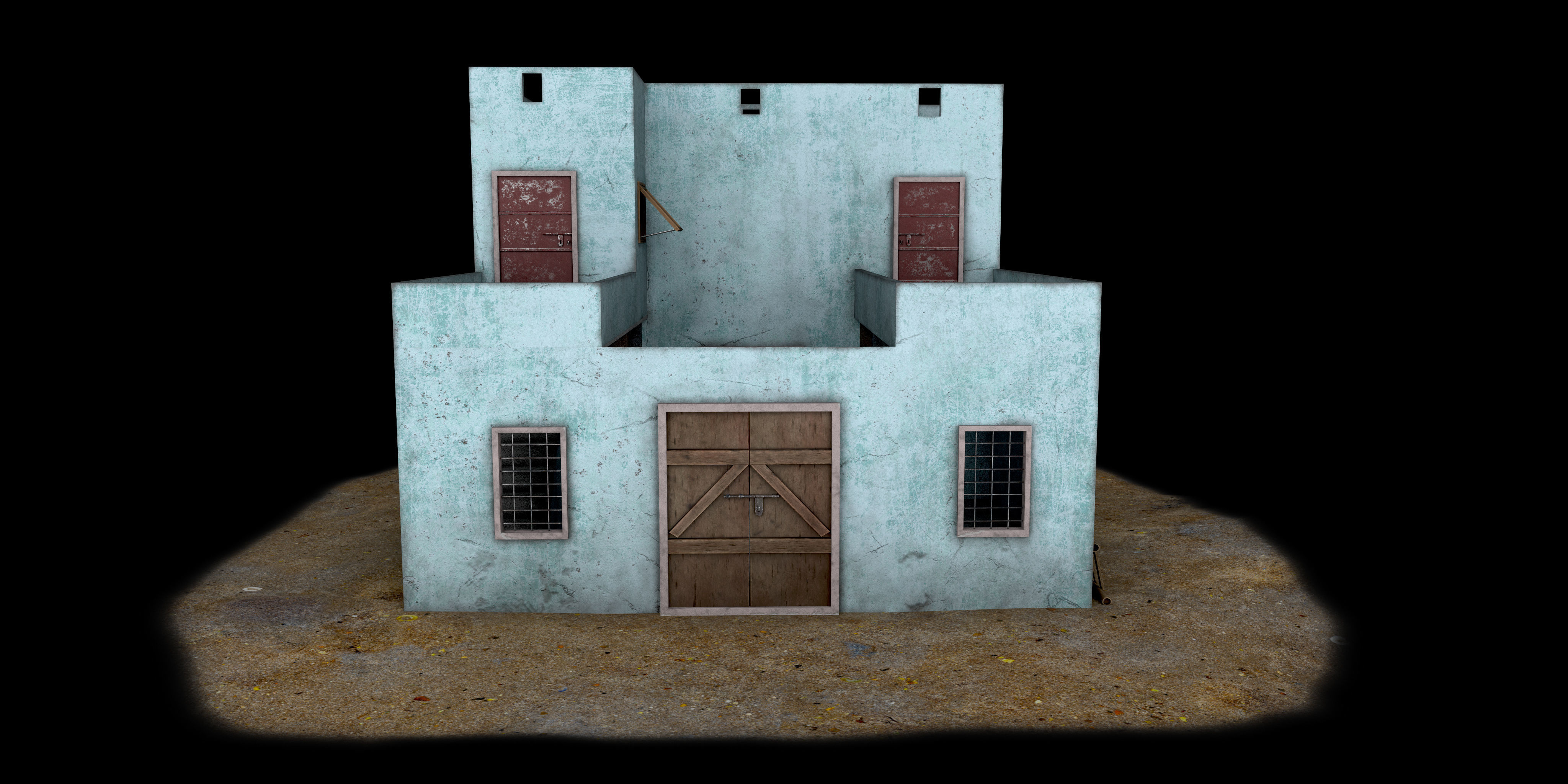 House Game Ready 10 Low-poly 3D model_1