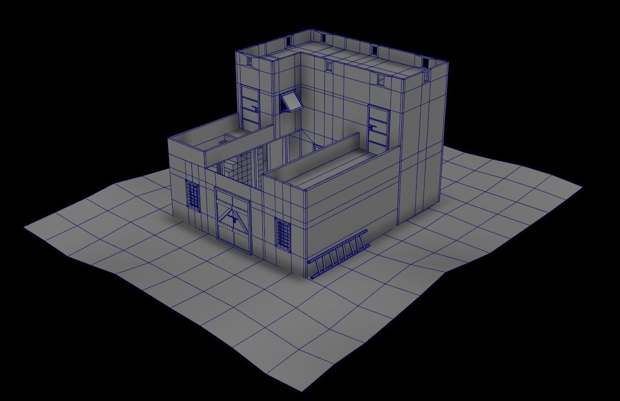 House Game Ready 10 Low-poly 3D model_8