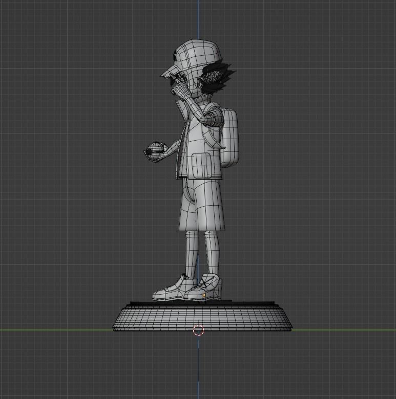 Ash Ketchum - Pokemon 3D model_9