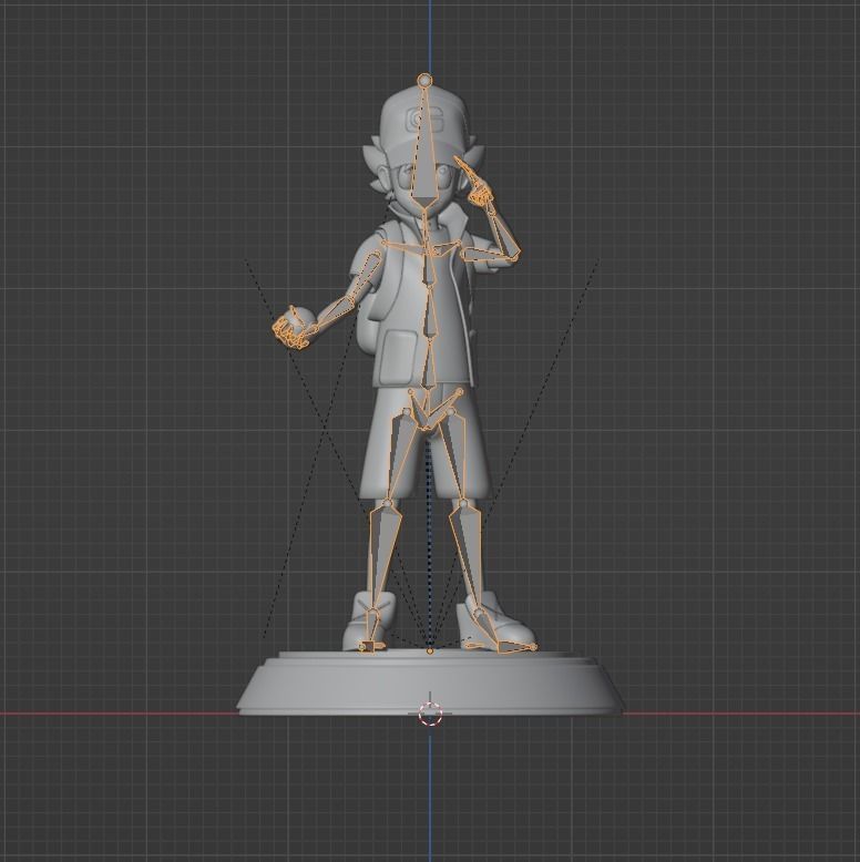 Ash Ketchum - Pokemon 3D model_12