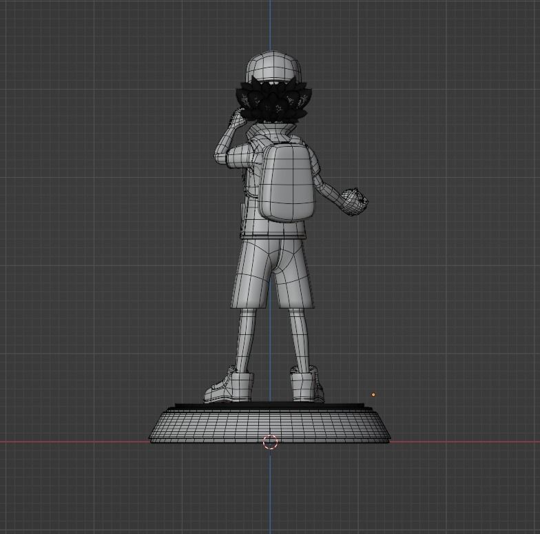 Ash Ketchum - Pokemon 3D model_10