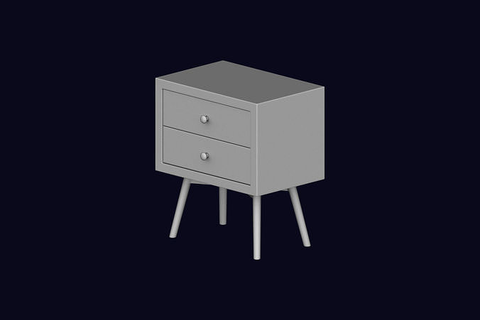 Nightstand Cabinet 3D model