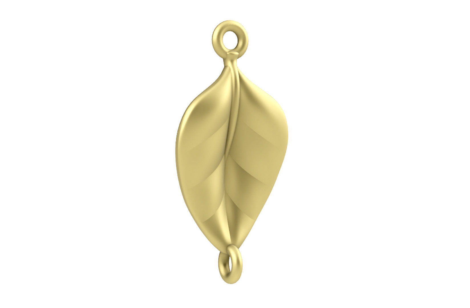 Leaf Charm Set - Leaf Charm for Ring Earrings Bracelet 3D print model_6
