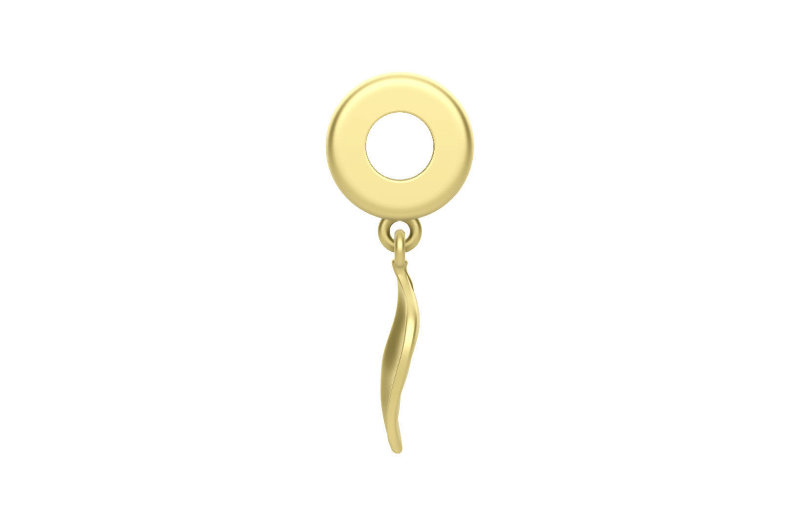 Leaf Charm Set - Leaf Charm for Ring Earrings Bracelet 3D print model_9