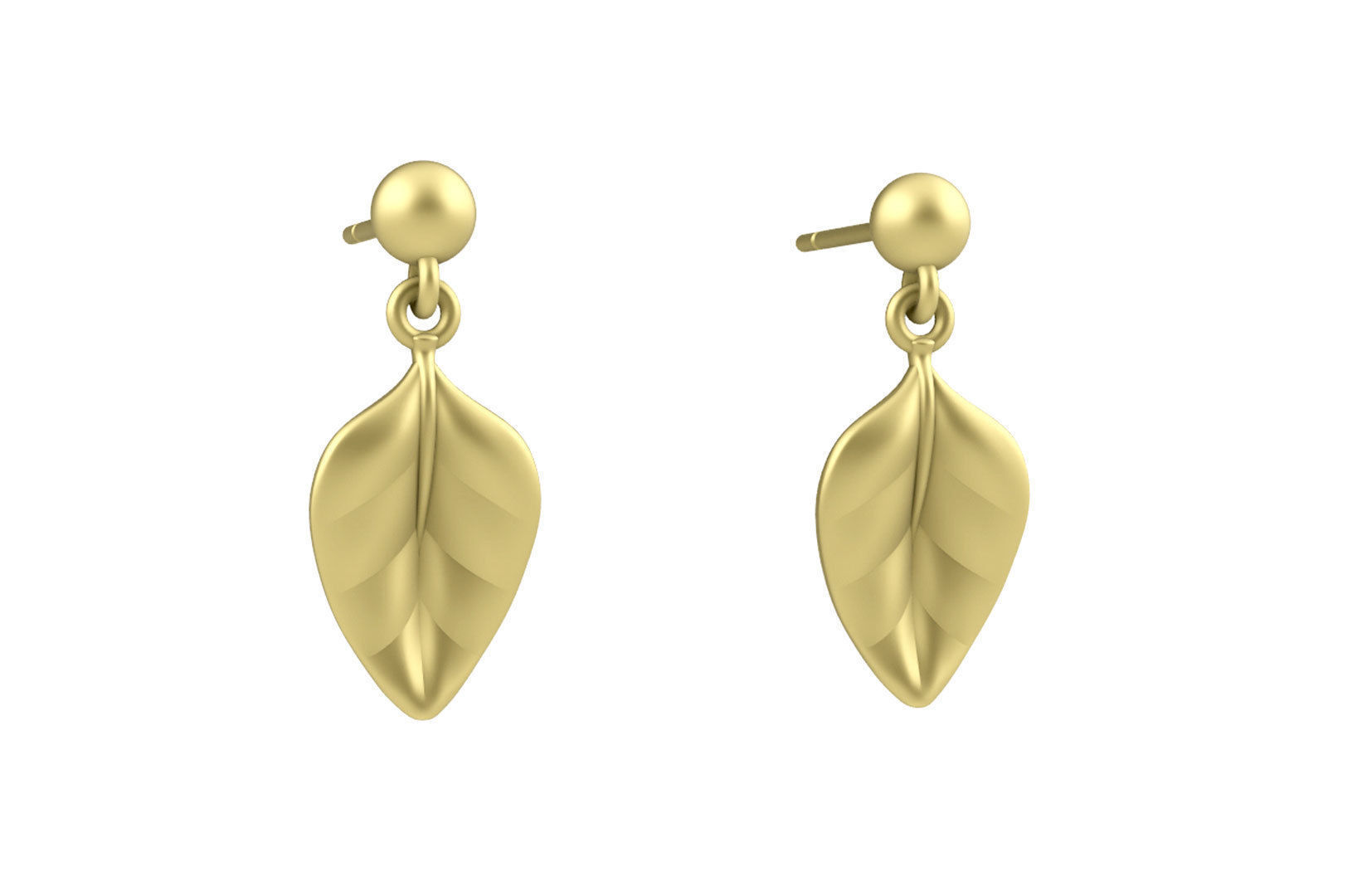 Leaf Charm Set - Leaf Charm for Ring Earrings Bracelet 3D print model_13