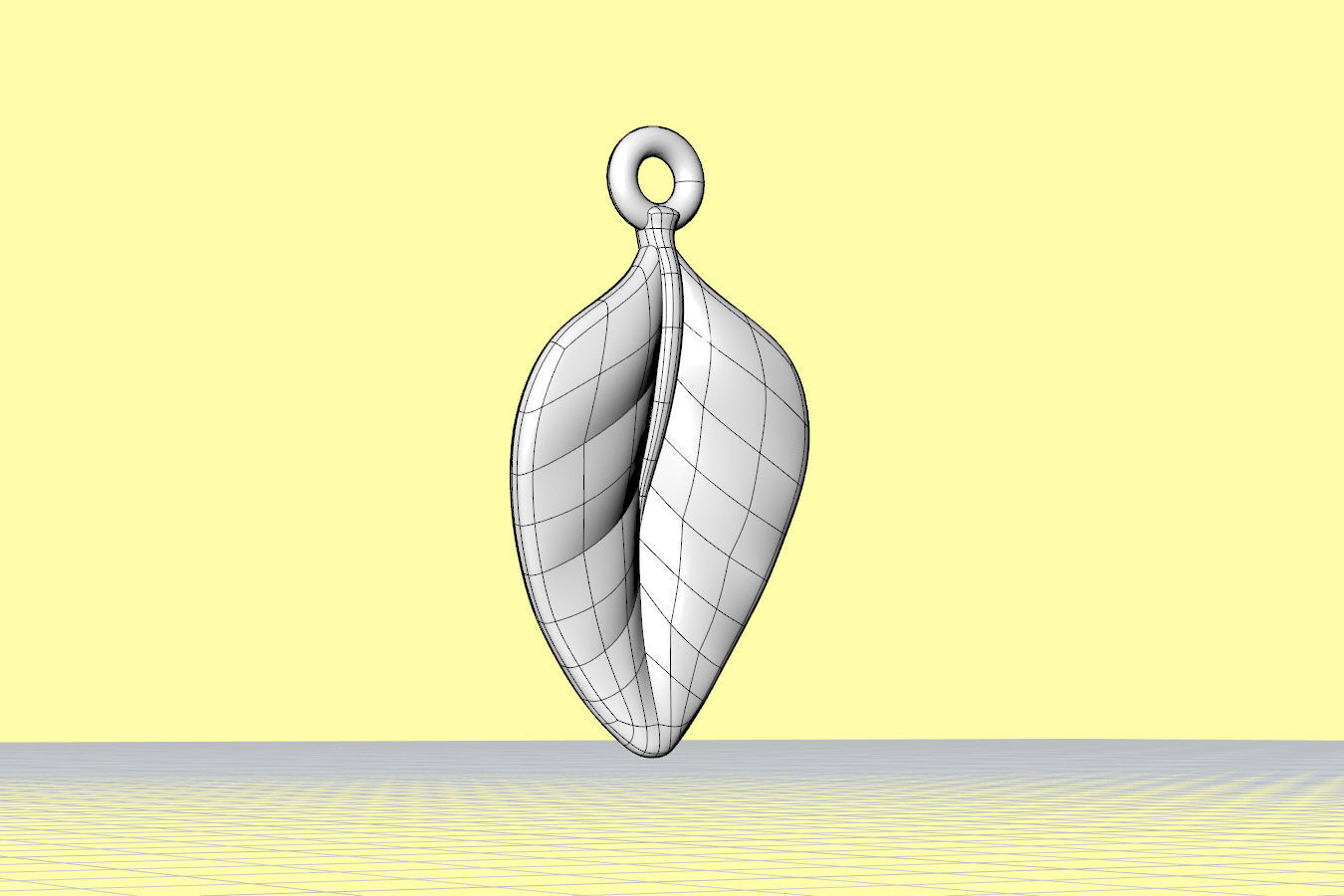 Leaf Charm Set - Leaf Charm for Ring Earrings Bracelet 3D print model_18
