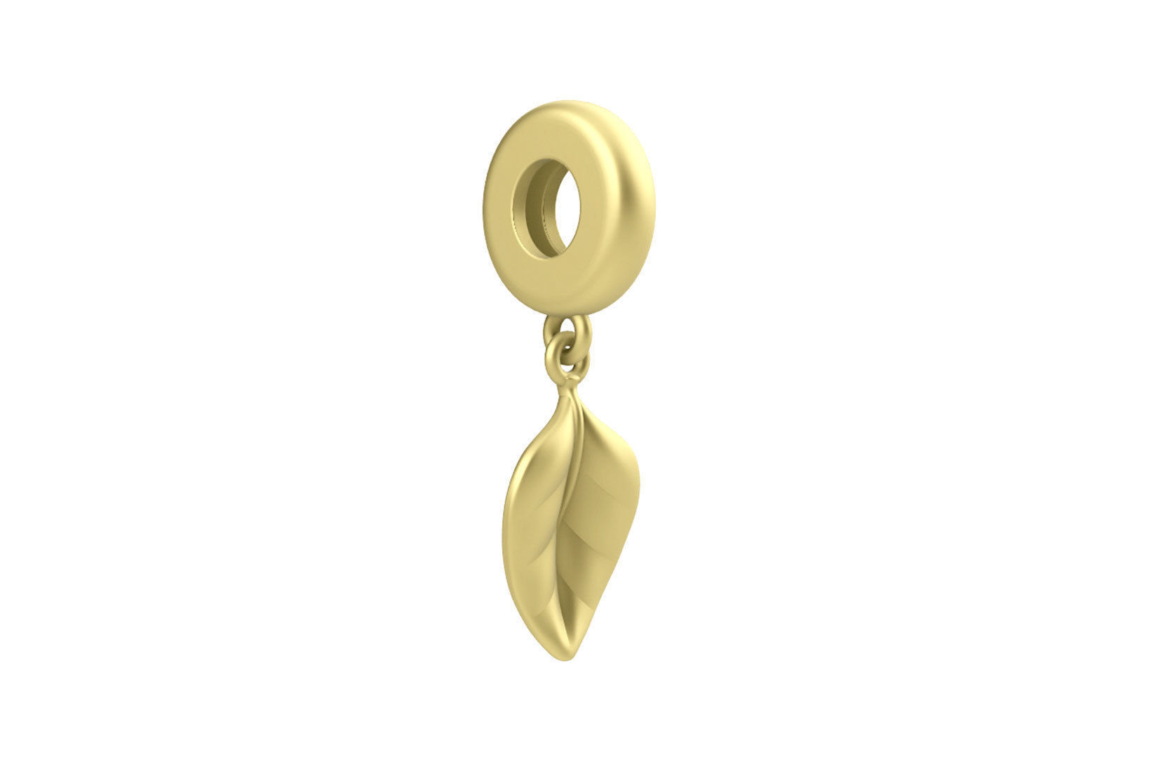 Leaf Charm Set - Leaf Charm for Ring Earrings Bracelet 3D print model_8