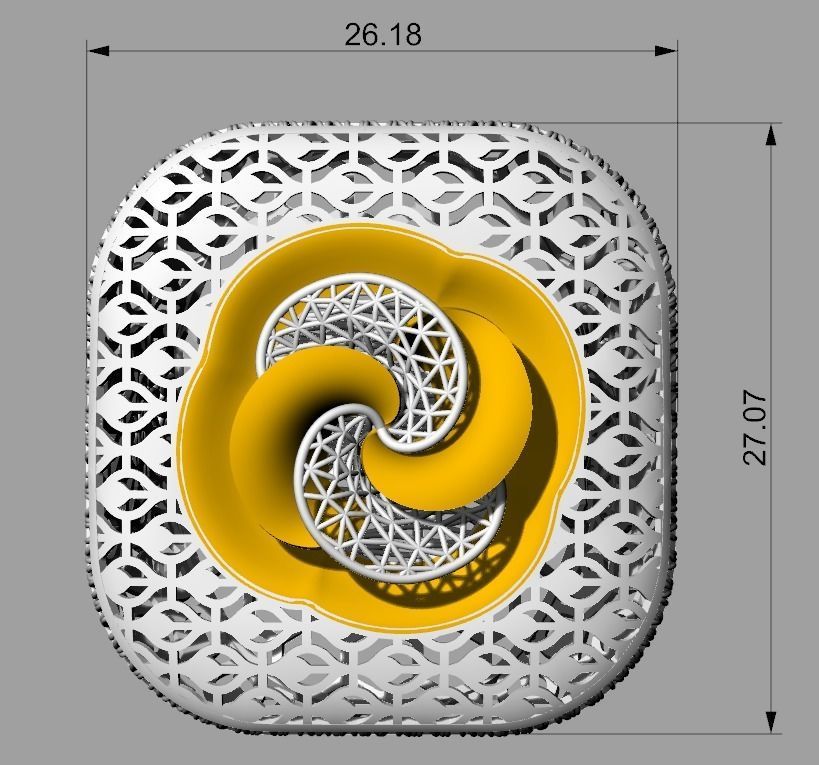 DOUBLE PIECE RING COLLECTION-R06 3D print model_2