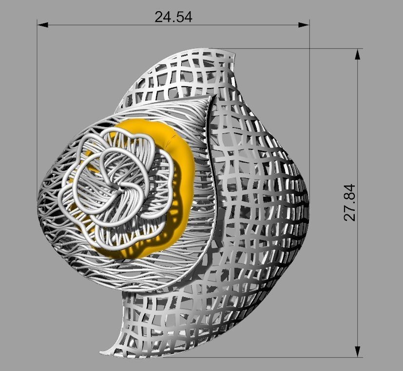 DOUBLE PIECE RING COLLECTION-R10 3D print model_2