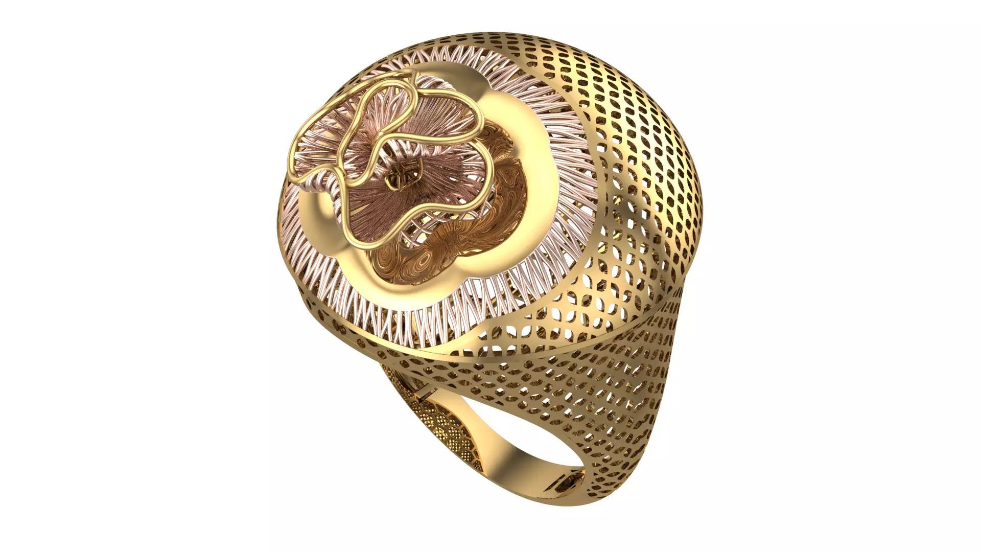 DOUBLE PIECE RING COLLECTION-R11 3D print model_0