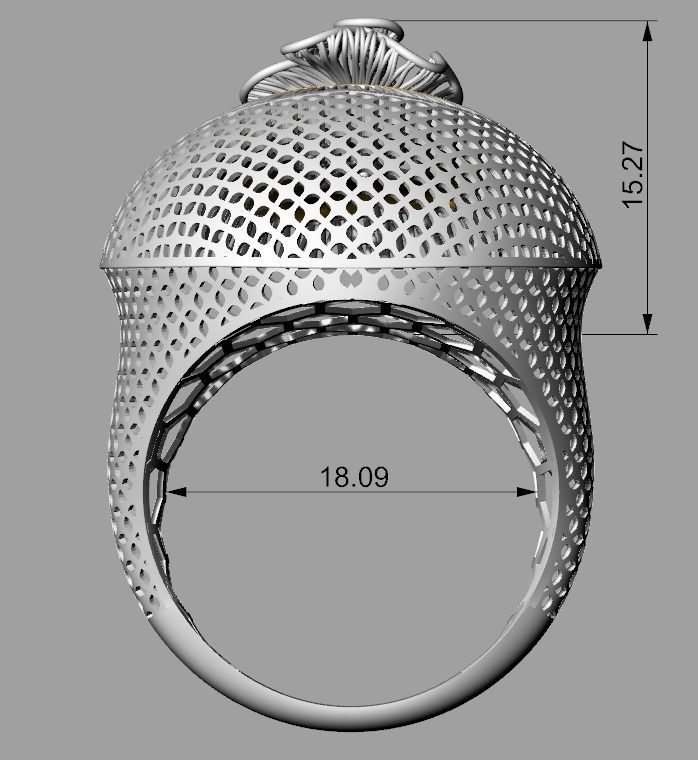 DOUBLE PIECE RING COLLECTION-R11 3D print model_3