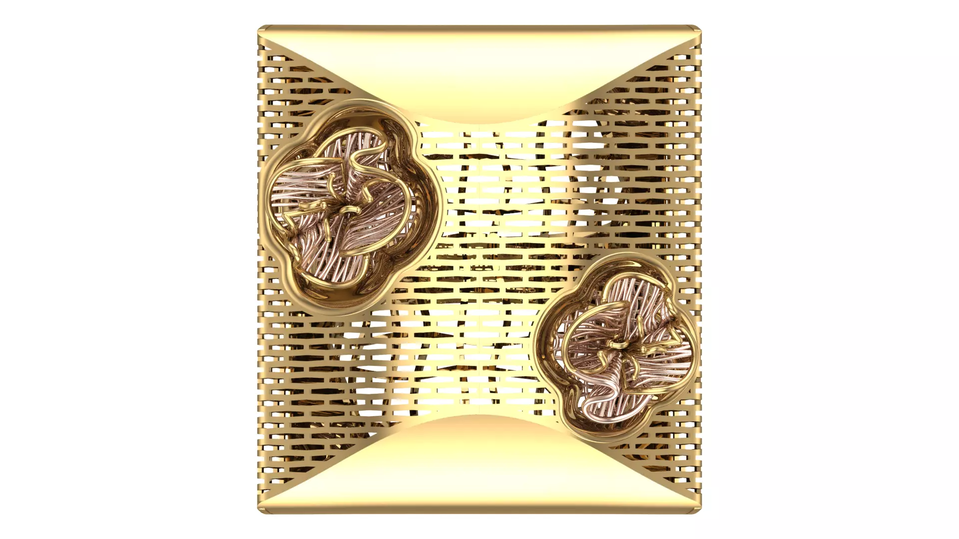 DOUBLE PIECE RING COLLECTION-R12 3D print model_0