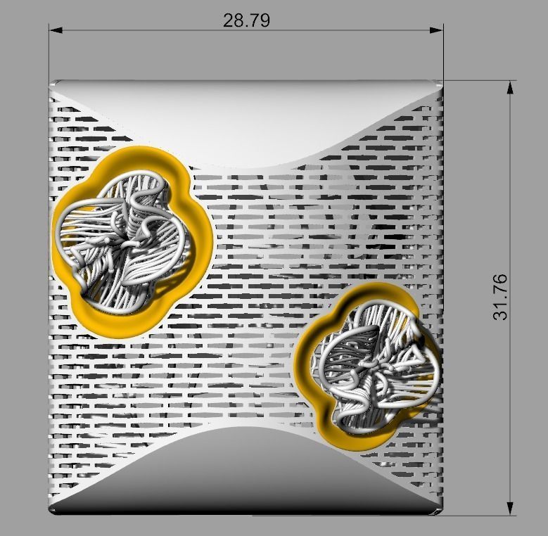 DOUBLE PIECE RING COLLECTION-R12 3D print model_2