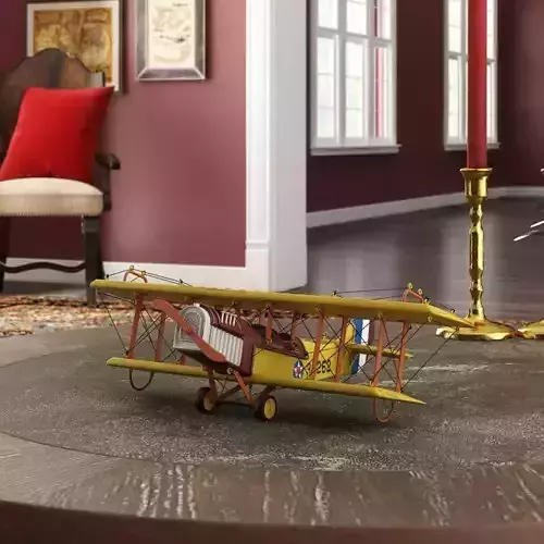 1918 Curtiss JN-4 Model Plane