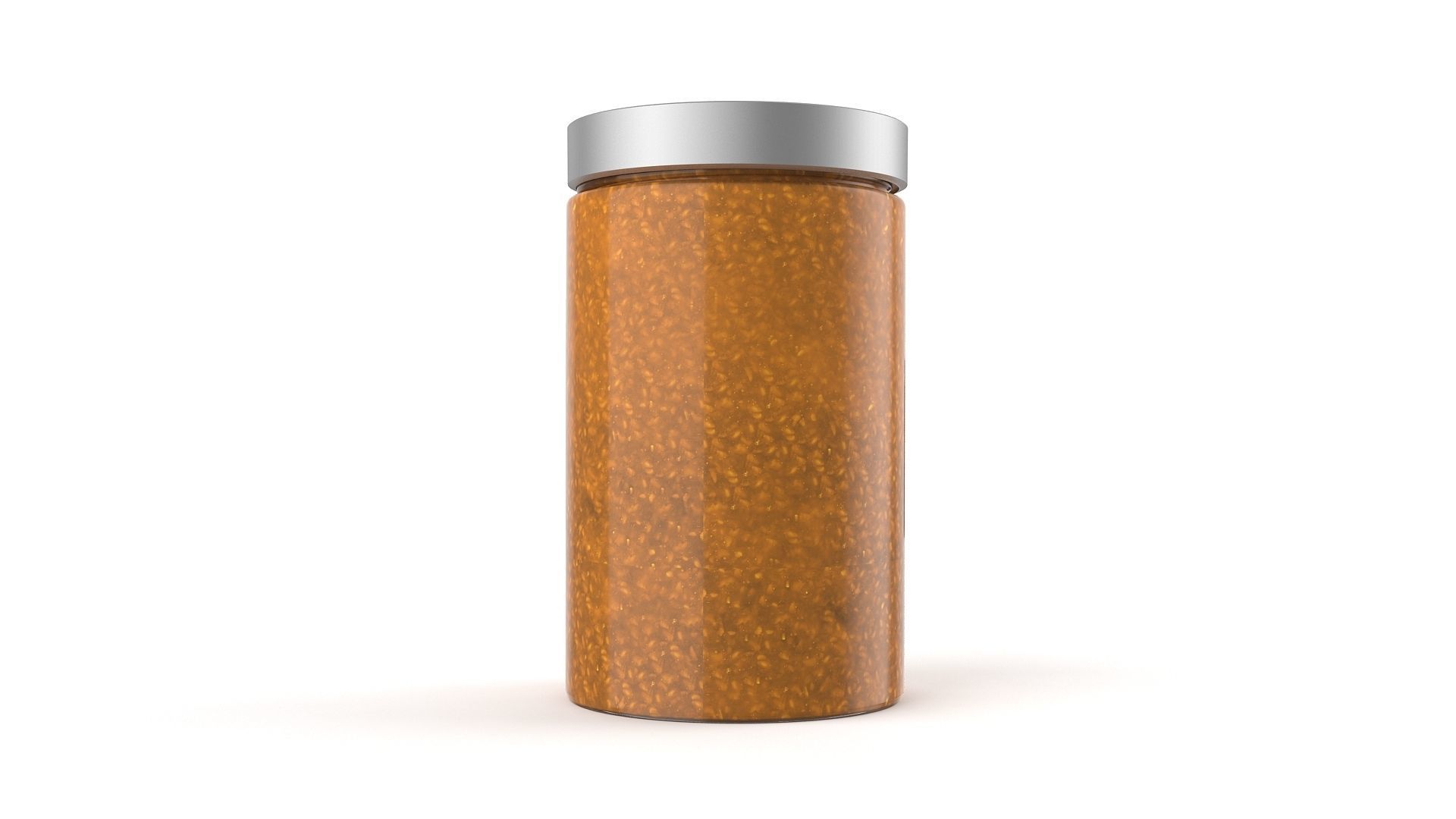 Glass Jam Jar  3D model_1