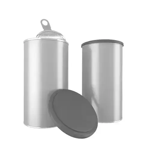 Tin Can With Lid