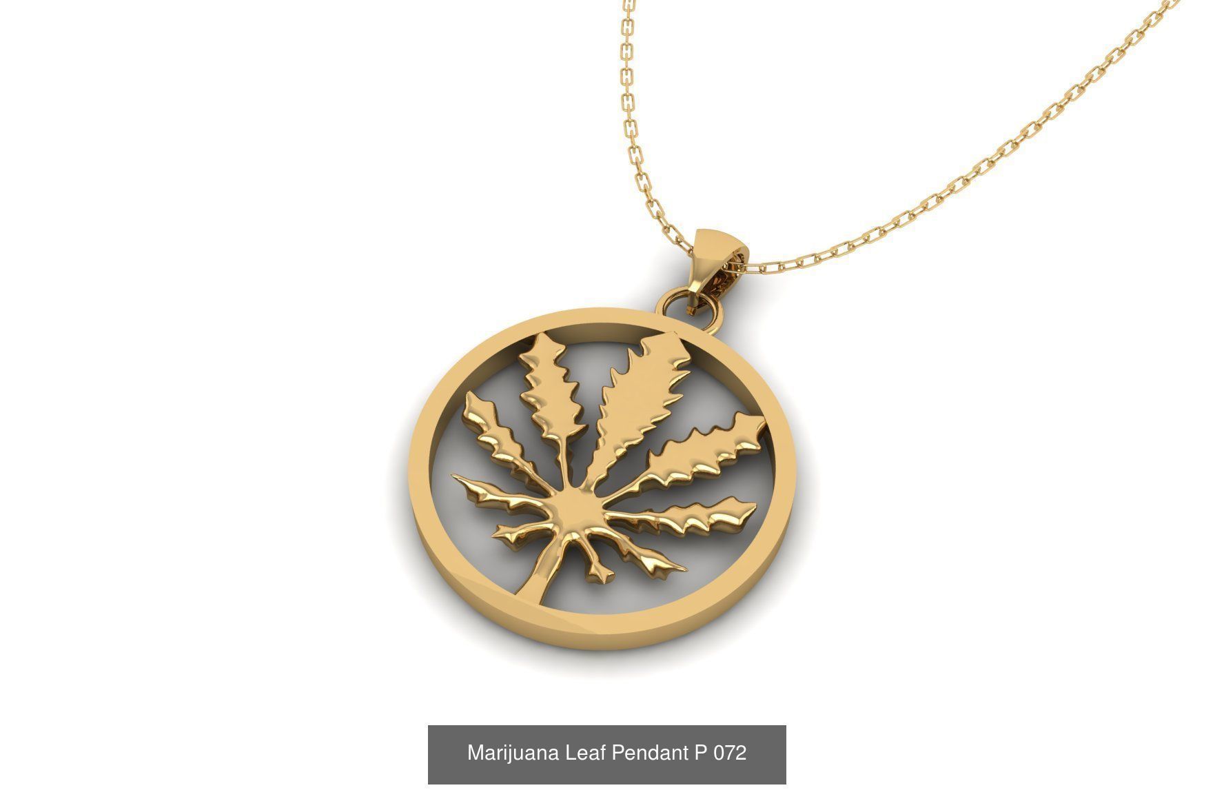 Marijuana Signet Ring and Pendant Set Collection _1