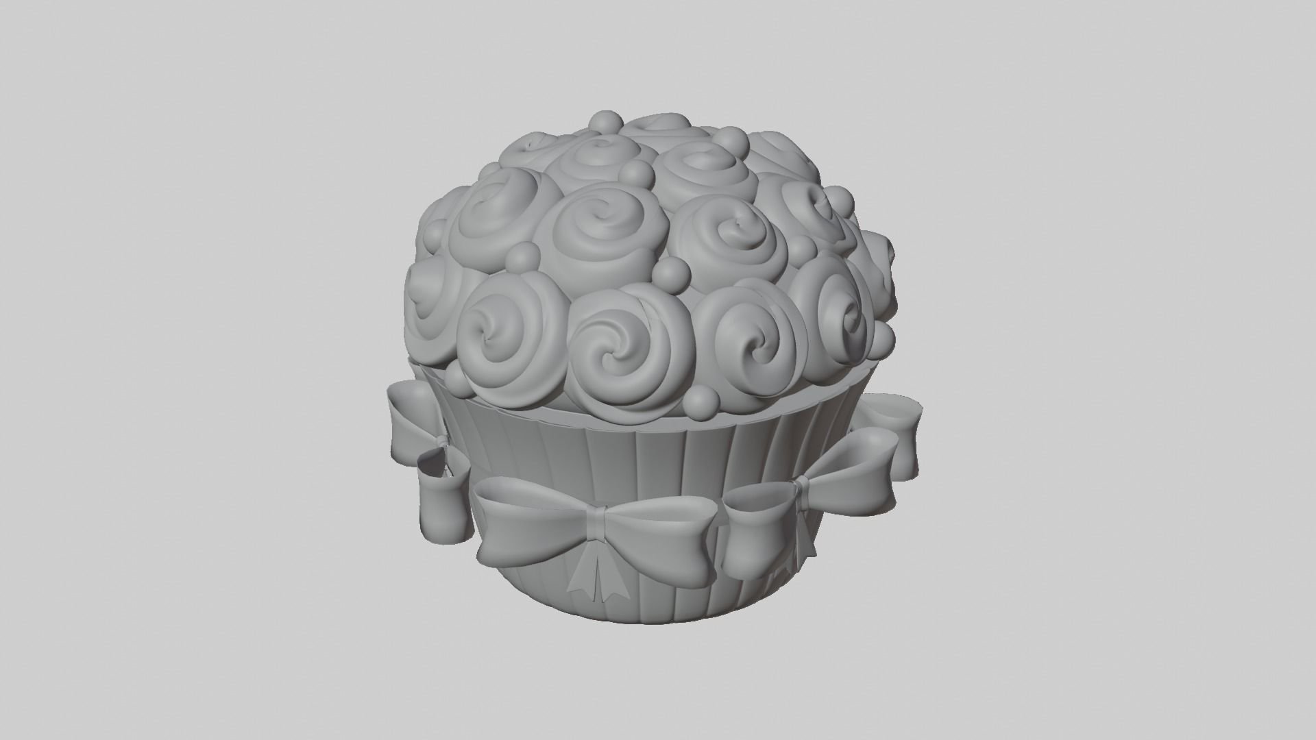 Cupcake 3d Model 3D model_2