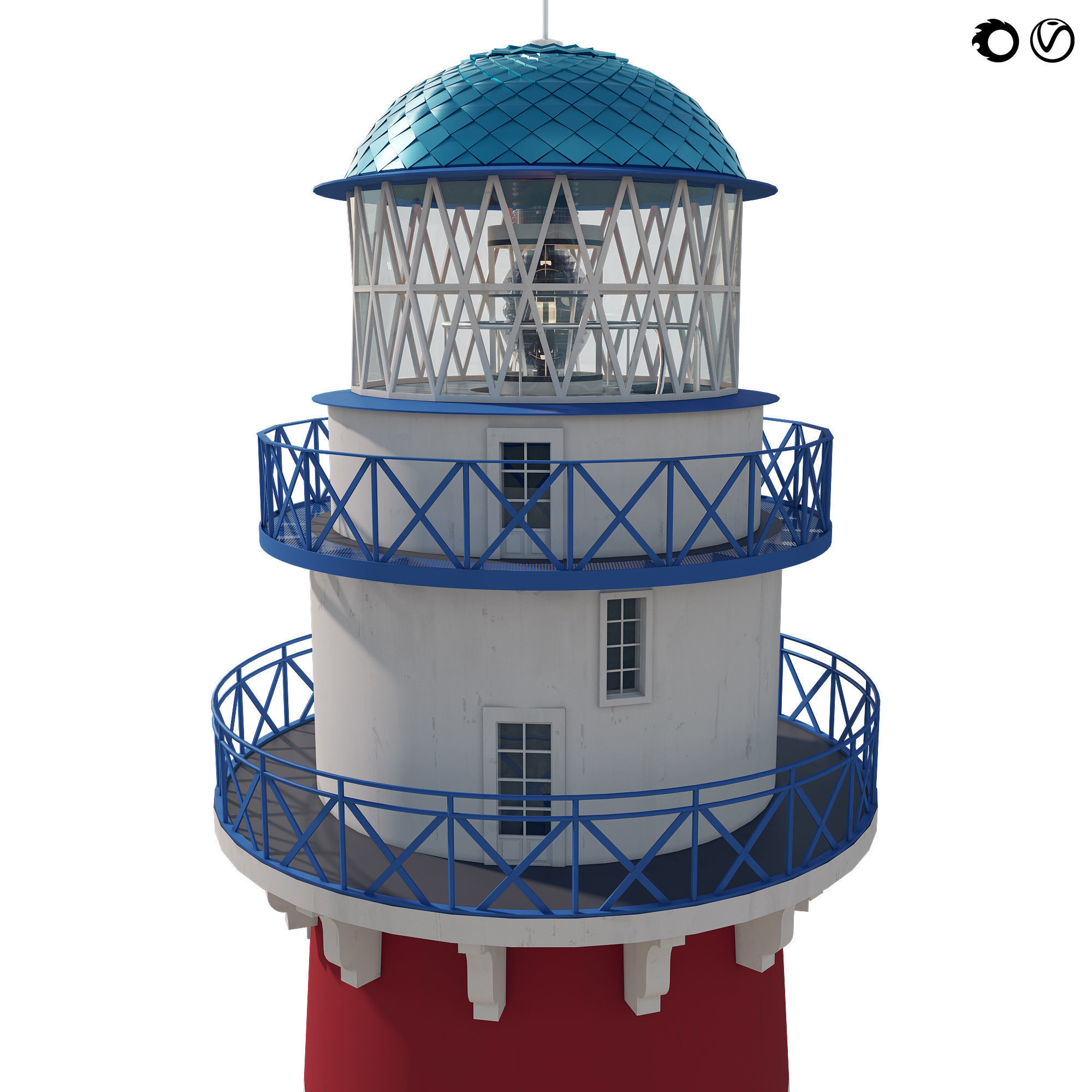 Lighthouse 2 3D model_2