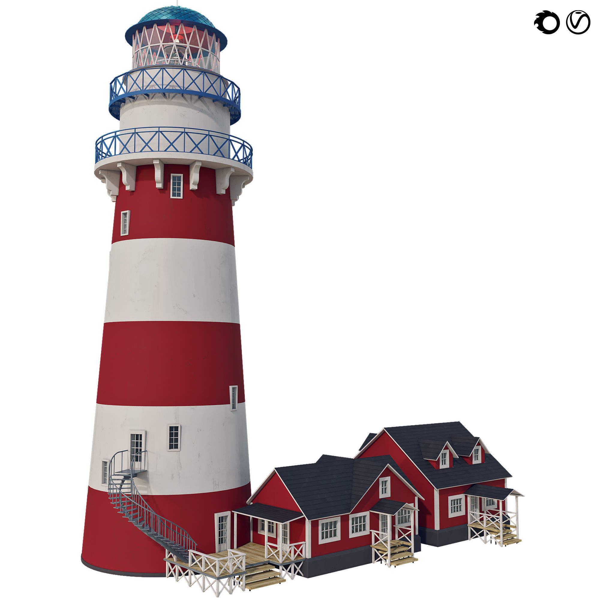 Lighthouse 2 3D model_3