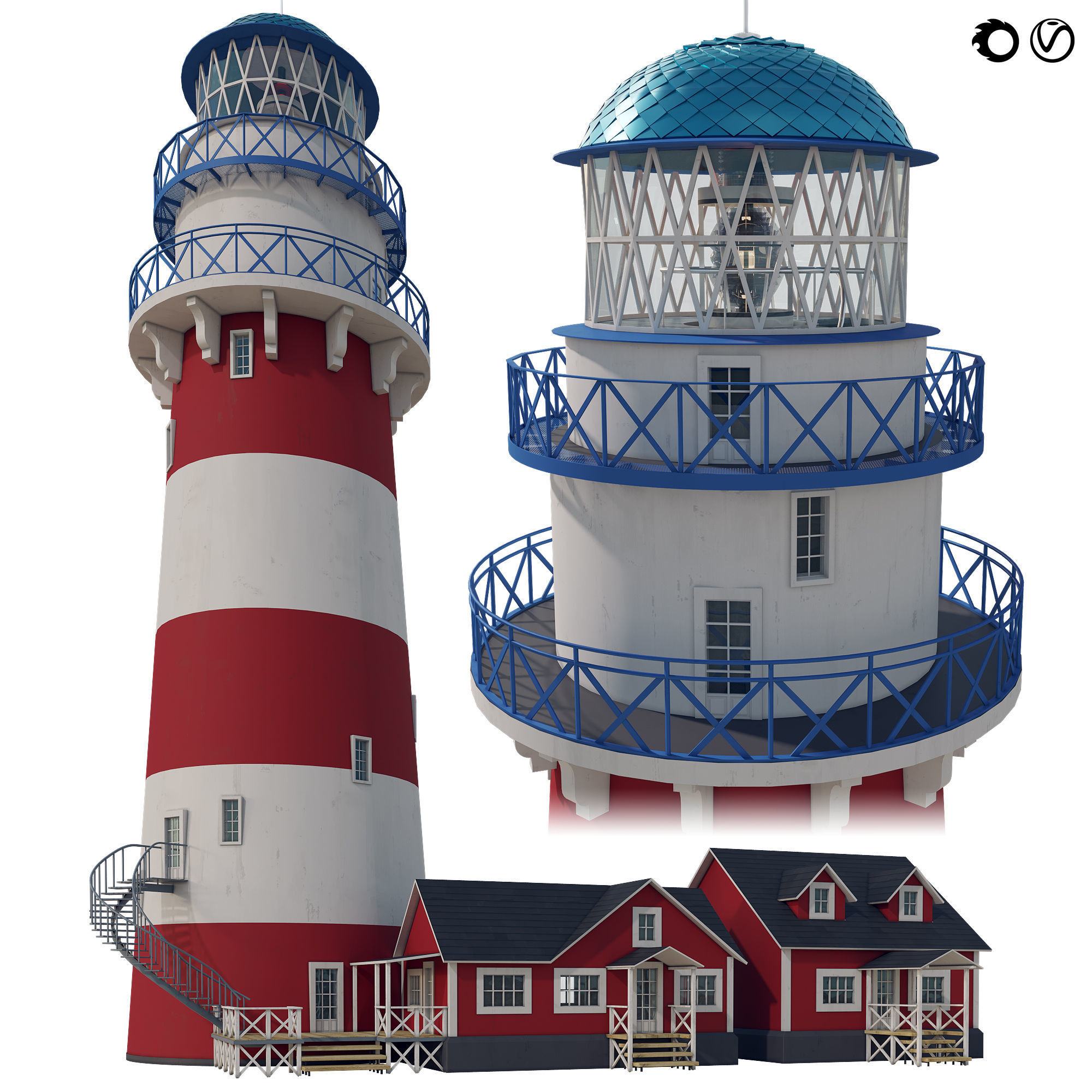 Lighthouse 2 3D model_1