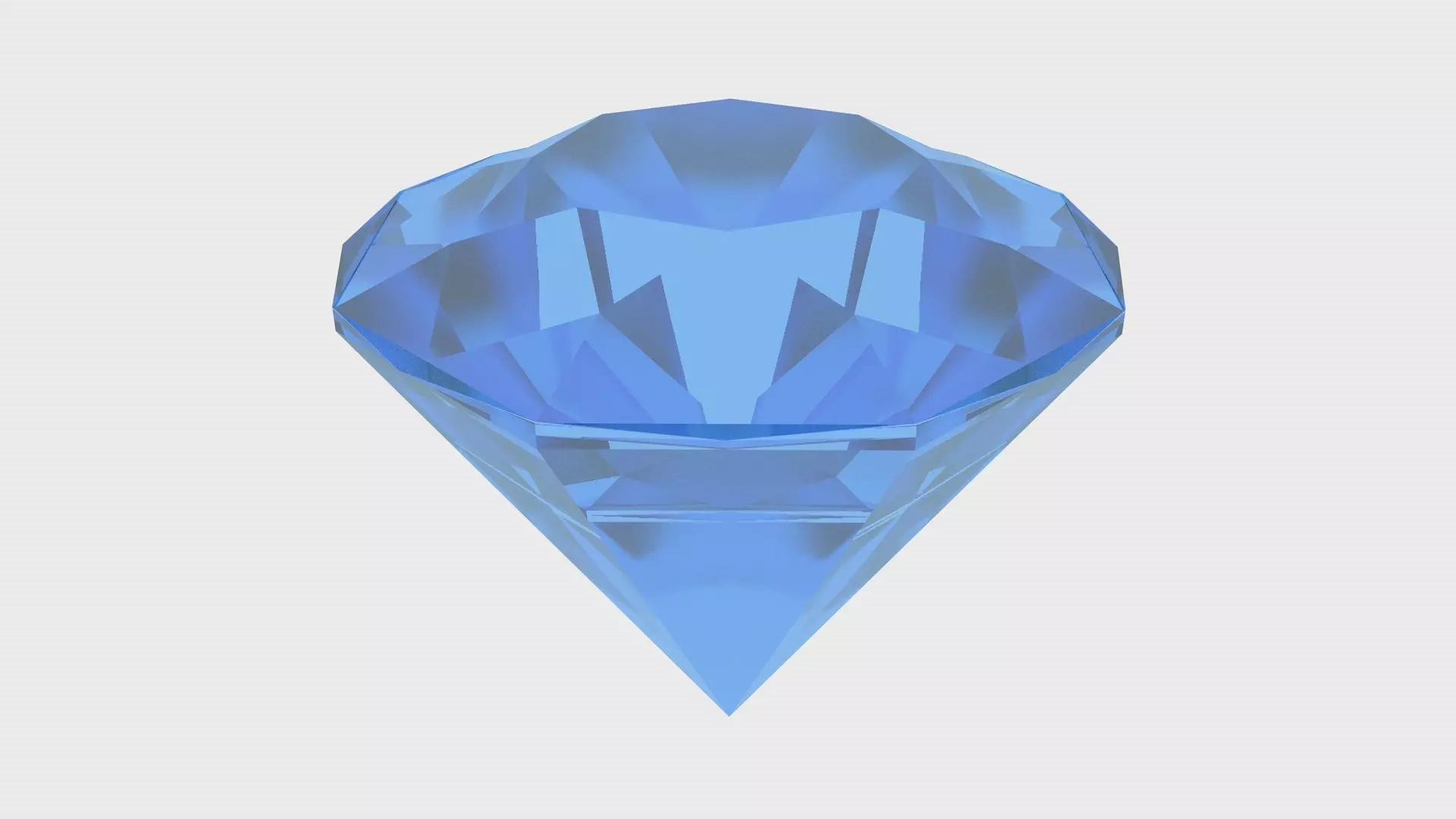 Blue Diamond Free 3D Model Free 3D model