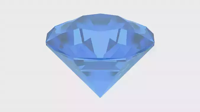 Blue Diamond Free 3D Model