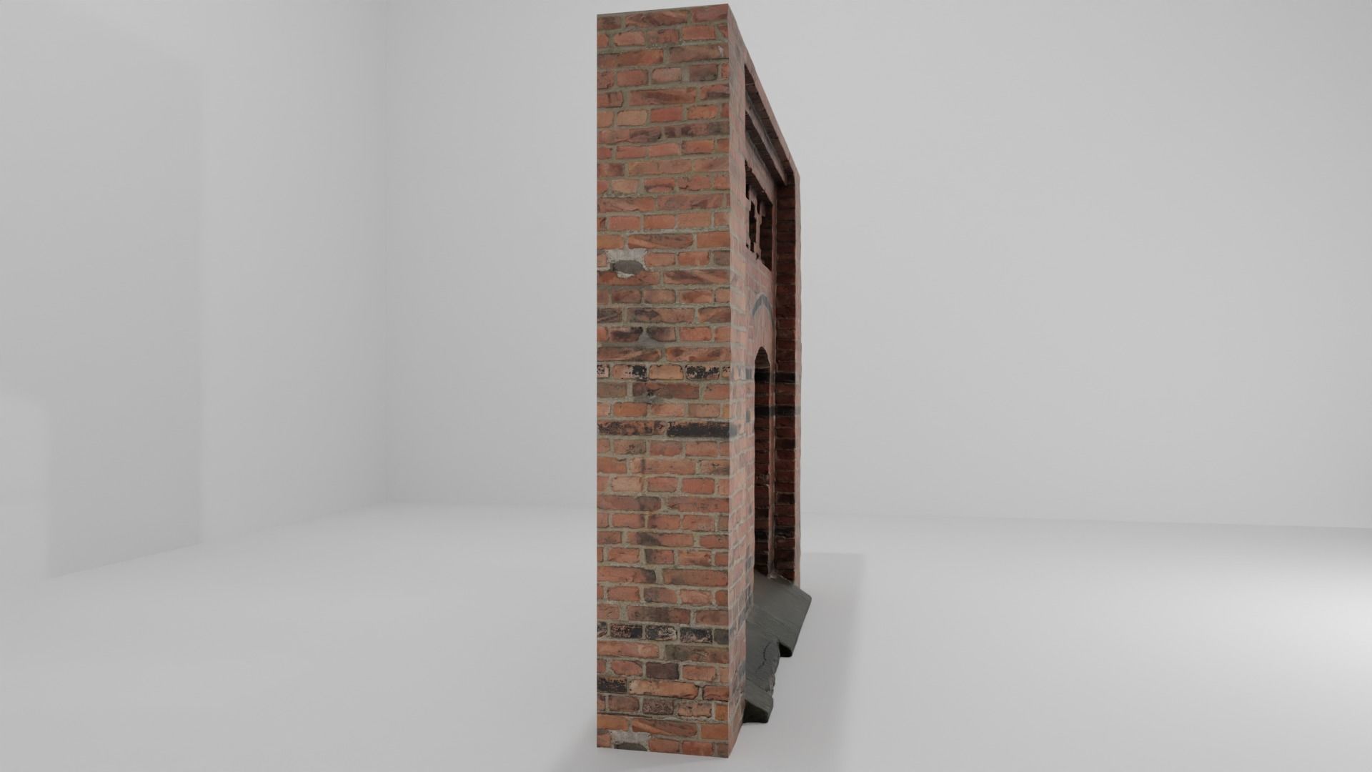 Modular Building Windows Low-poly 3D Low-poly 3D model_5