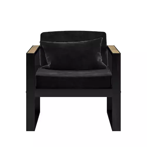 BlackBrass Chair by Pikartlights Free 3D model