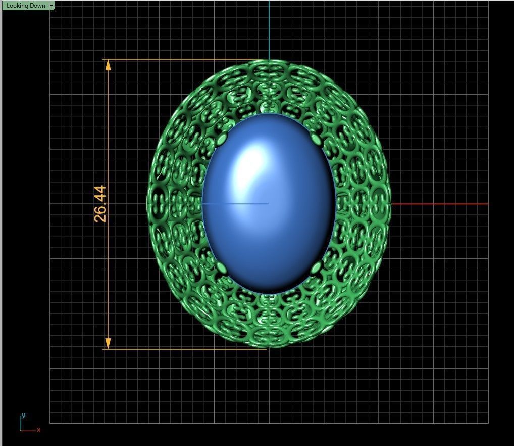 Fashion Ring 3D print model_5