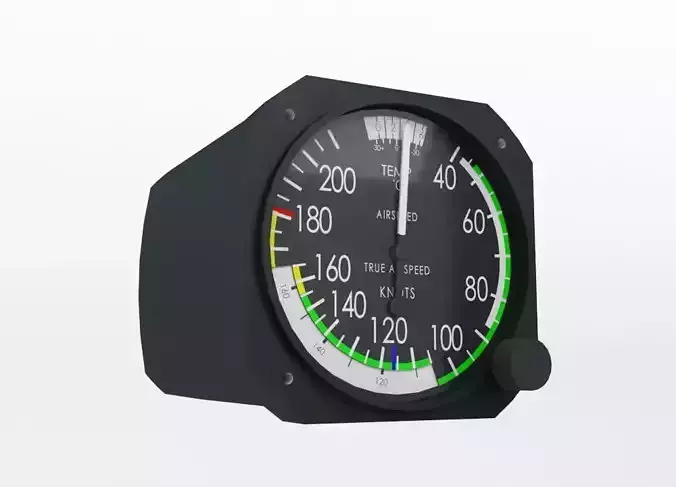 Airspeed Indicator 3D model