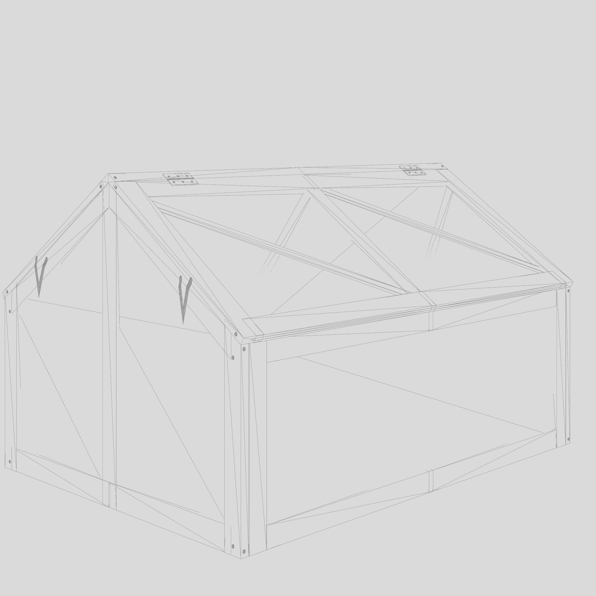 Greenhouse Eleonore 3D model Low-poly 3D model_5