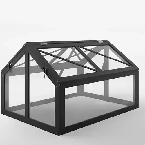 Greenhouse Eleonore 3D model Low-poly 3D model