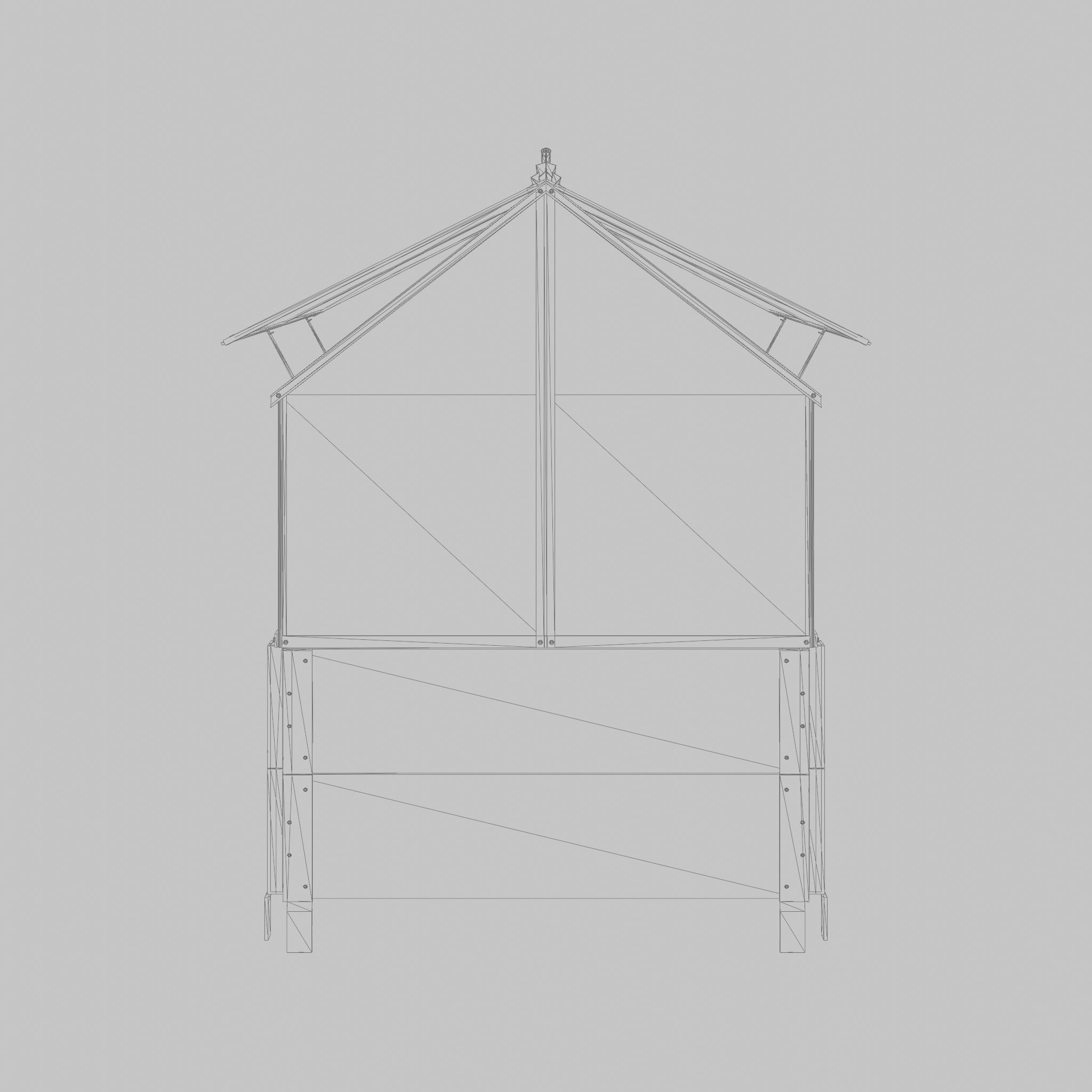 Greenhouse Gaia 3D Model Low-poly 3D model_6