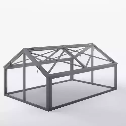 Greenhouse Ingrid 3D Model Low-poly 3D model