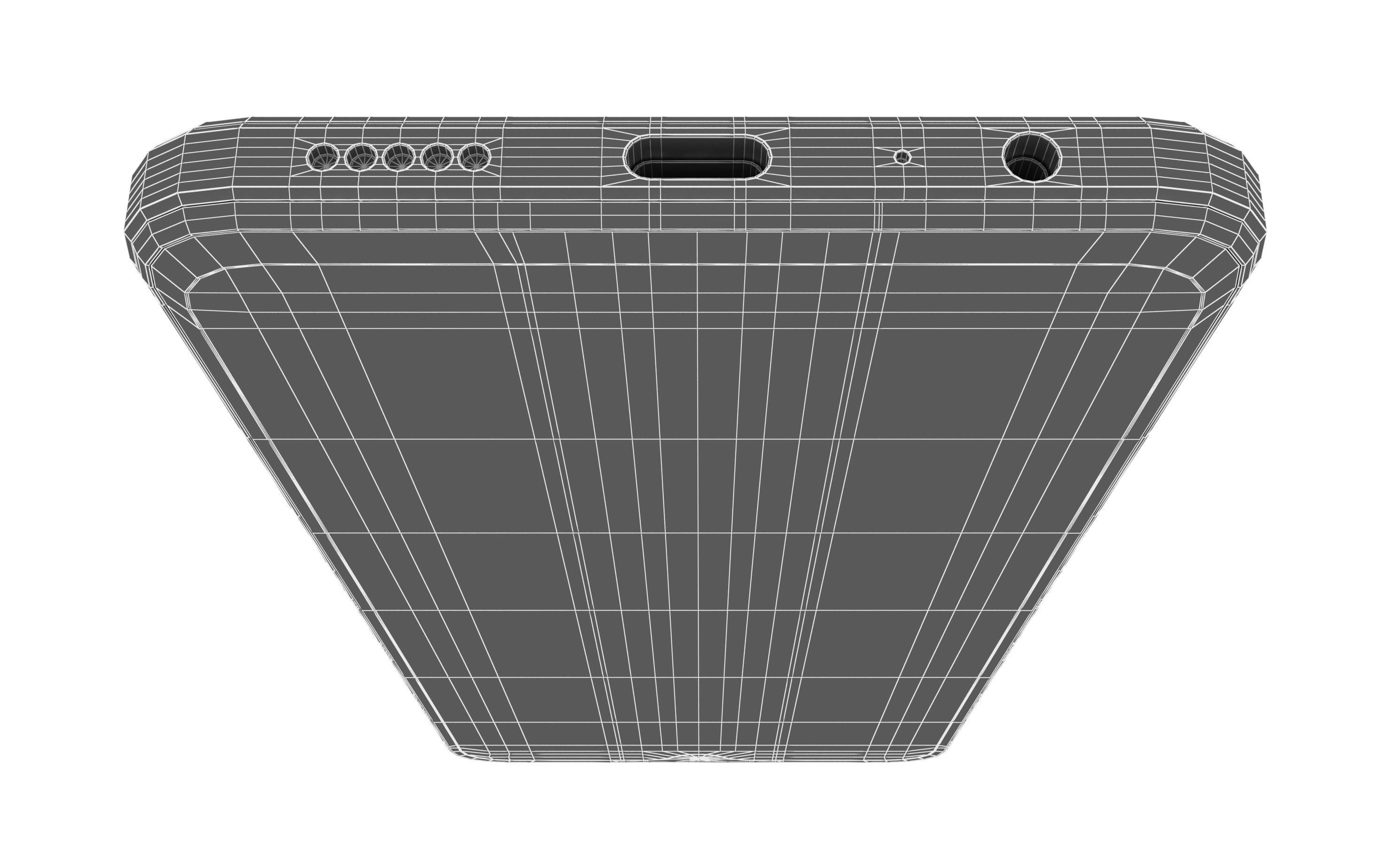 Honor 70 Lite Black Low-poly 3D model_25