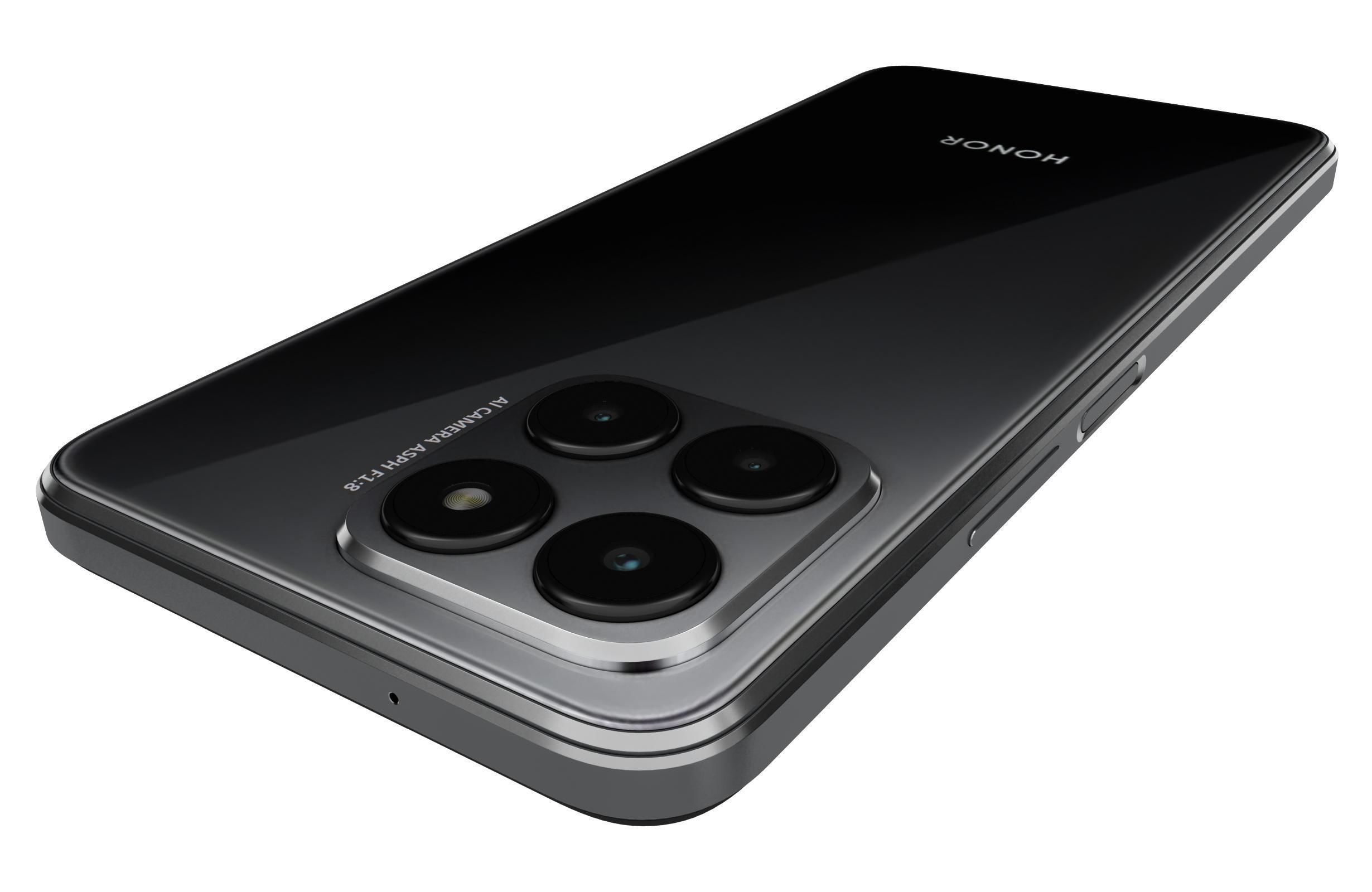 Honor 70 Lite Black Low-poly 3D model_15