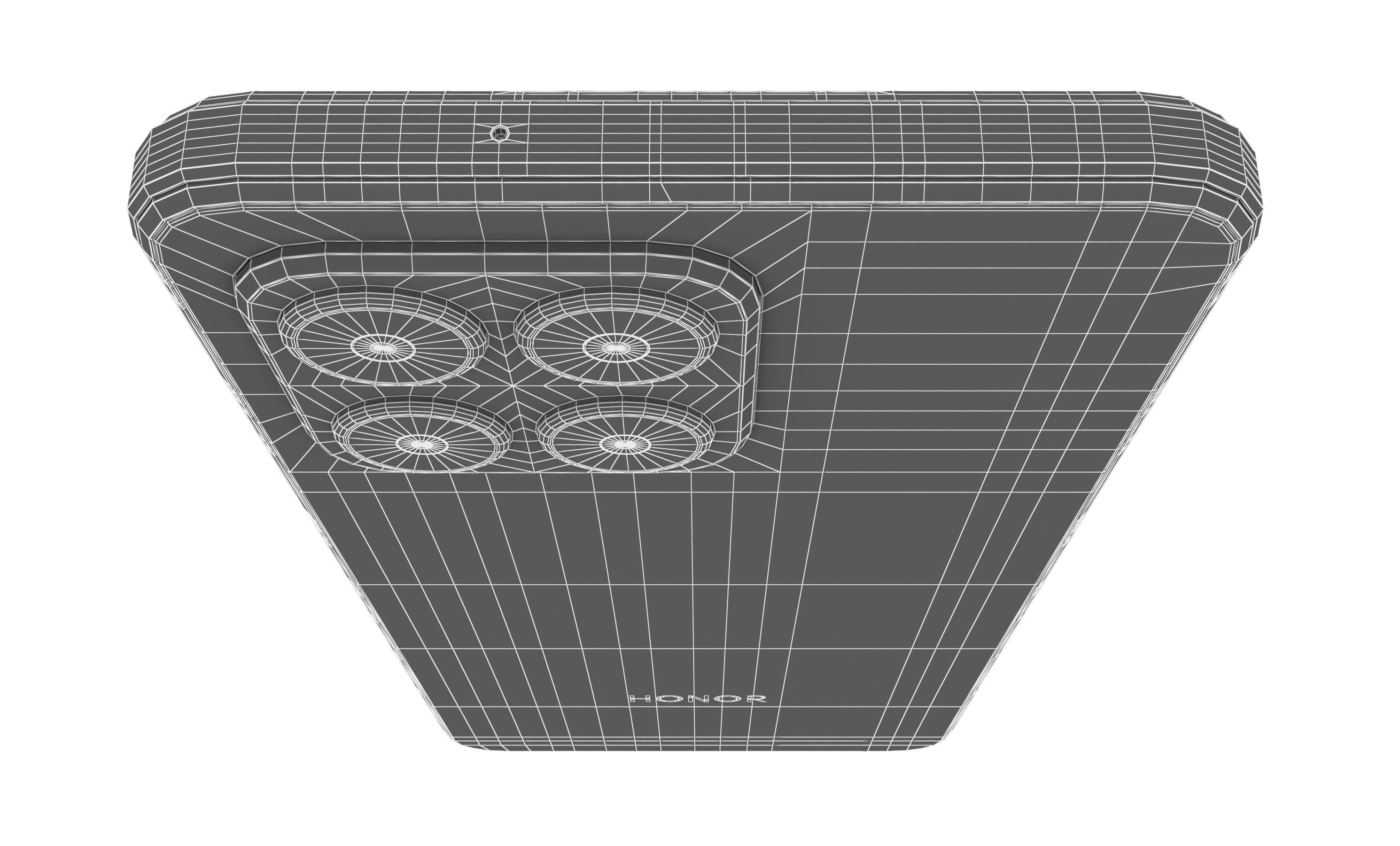 Honor 70 Lite Black Low-poly 3D model_24