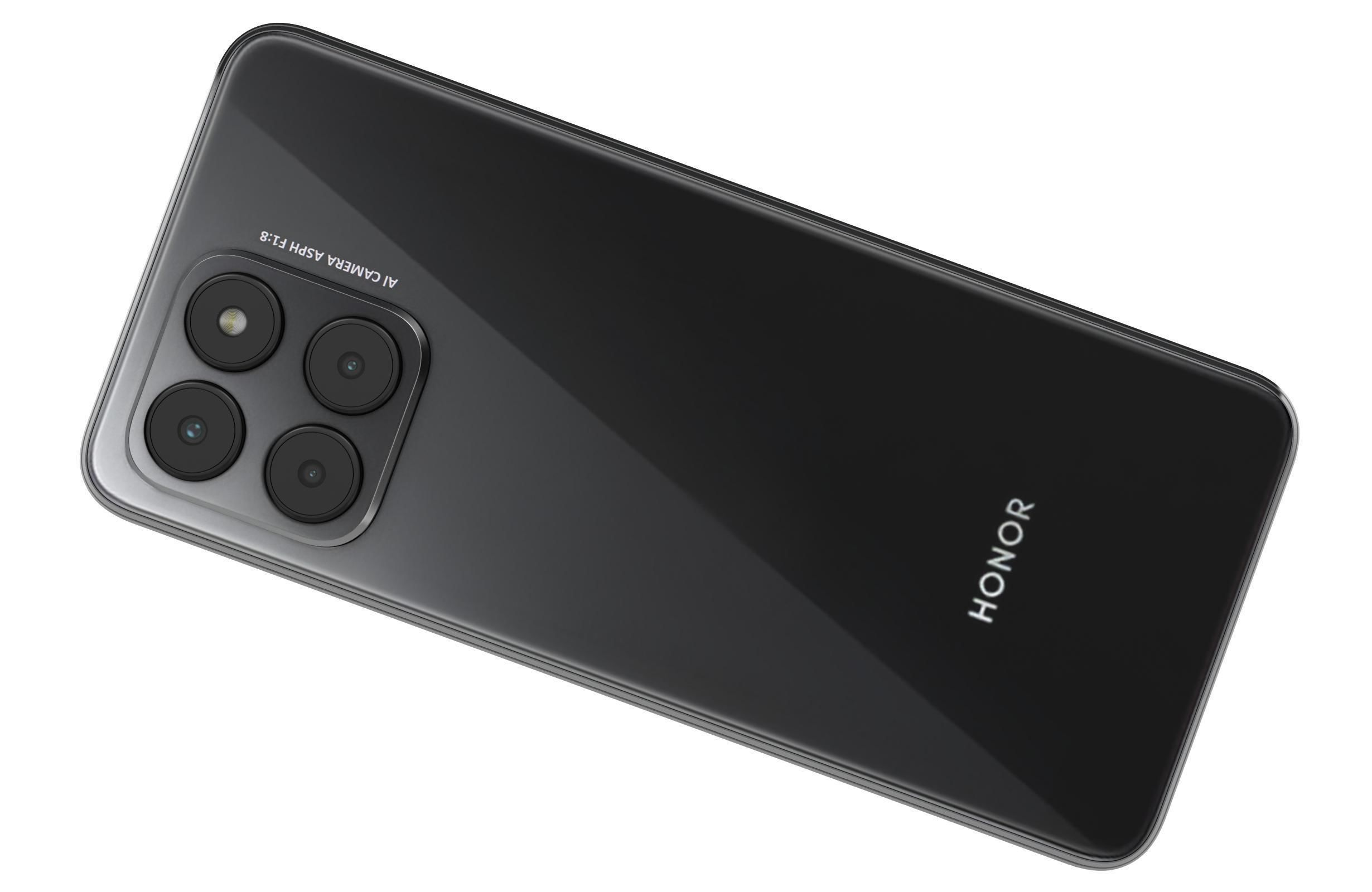 Honor 70 Lite Black Low-poly 3D model_11