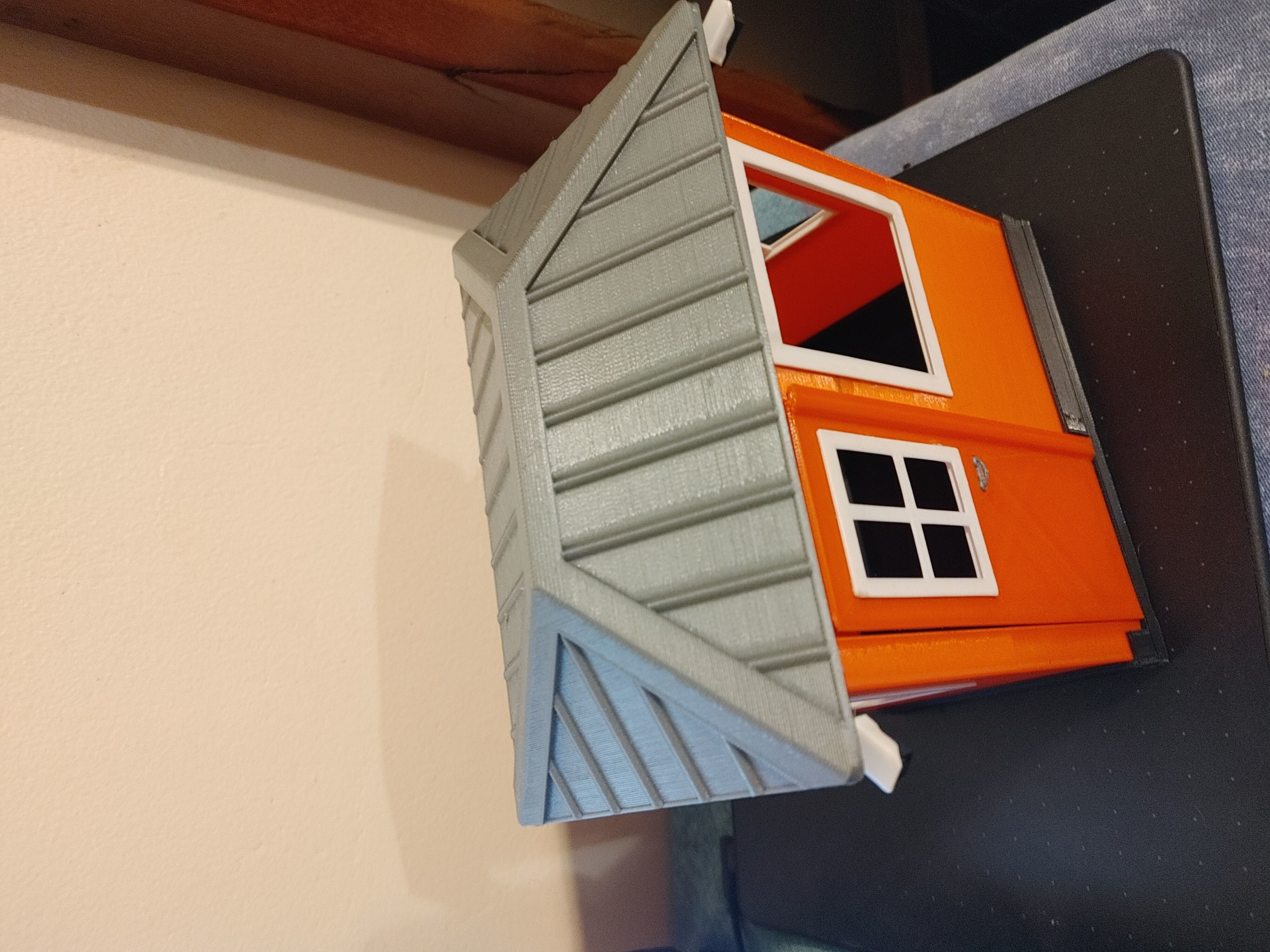 1-14 scale guard house 3D print model_1