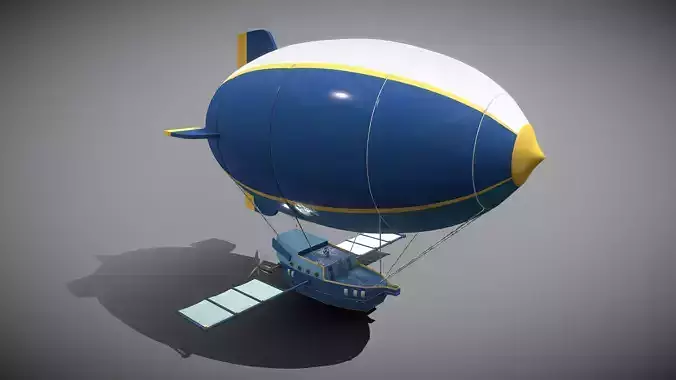 Cartoon Airship