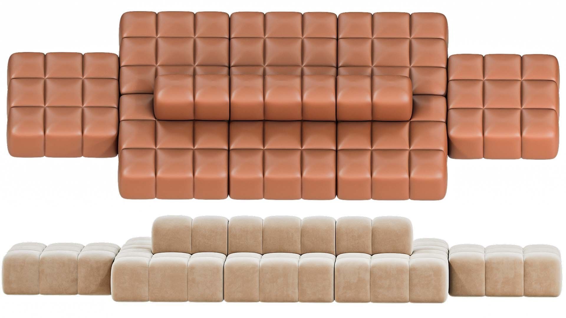 Sofa SACAI 4-MODULE 3D model_2