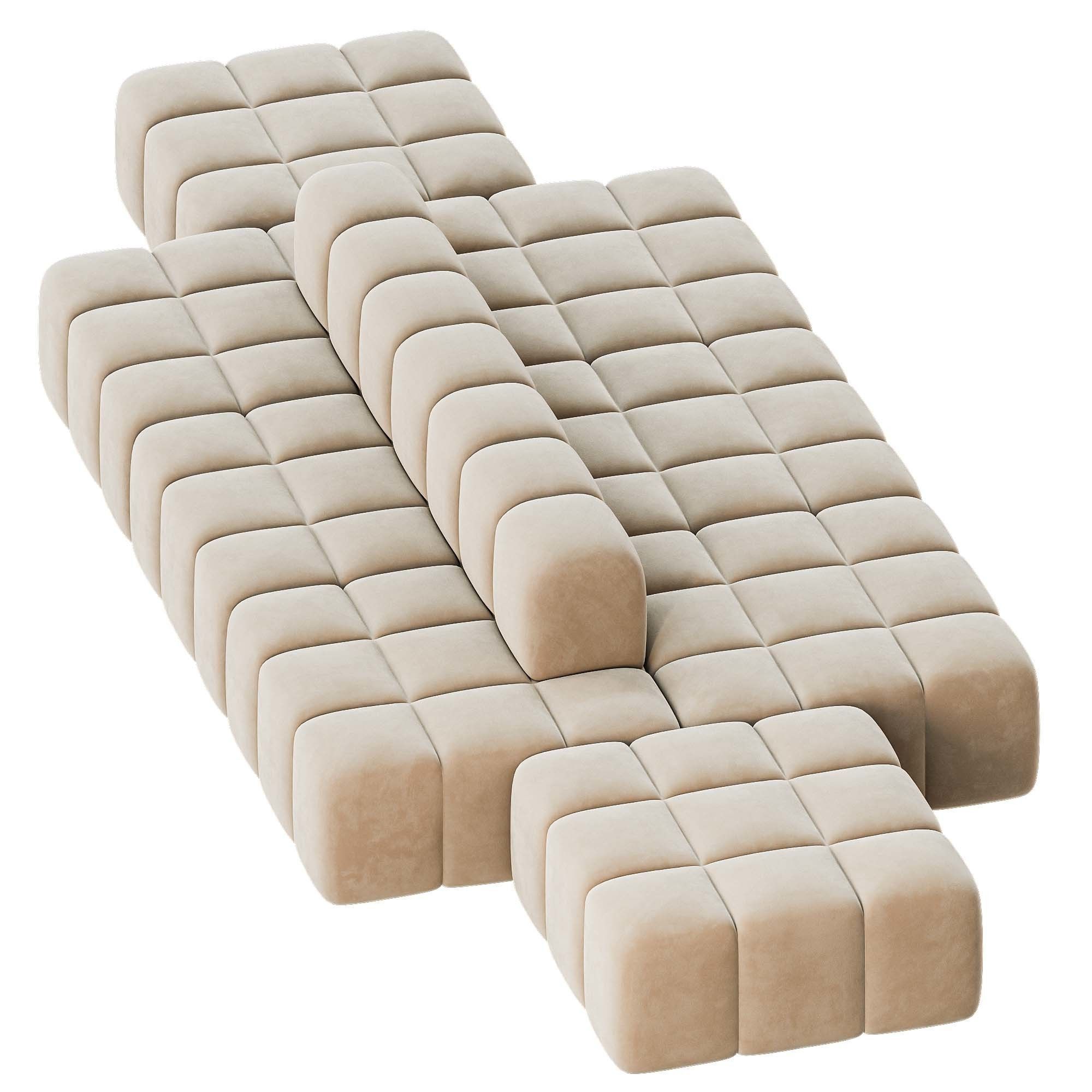 Sofa SACAI 4-MODULE 3D model_5