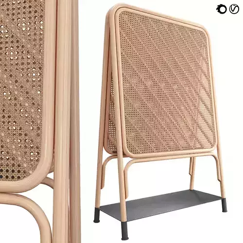 Rattan room divider PANO  3D model