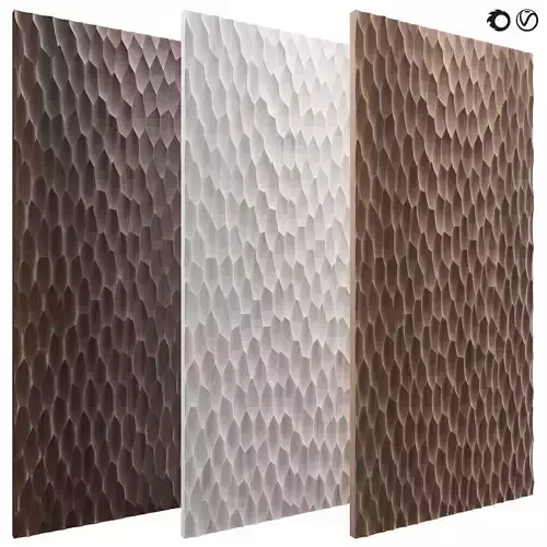 Decor wood Panel 92  3D model