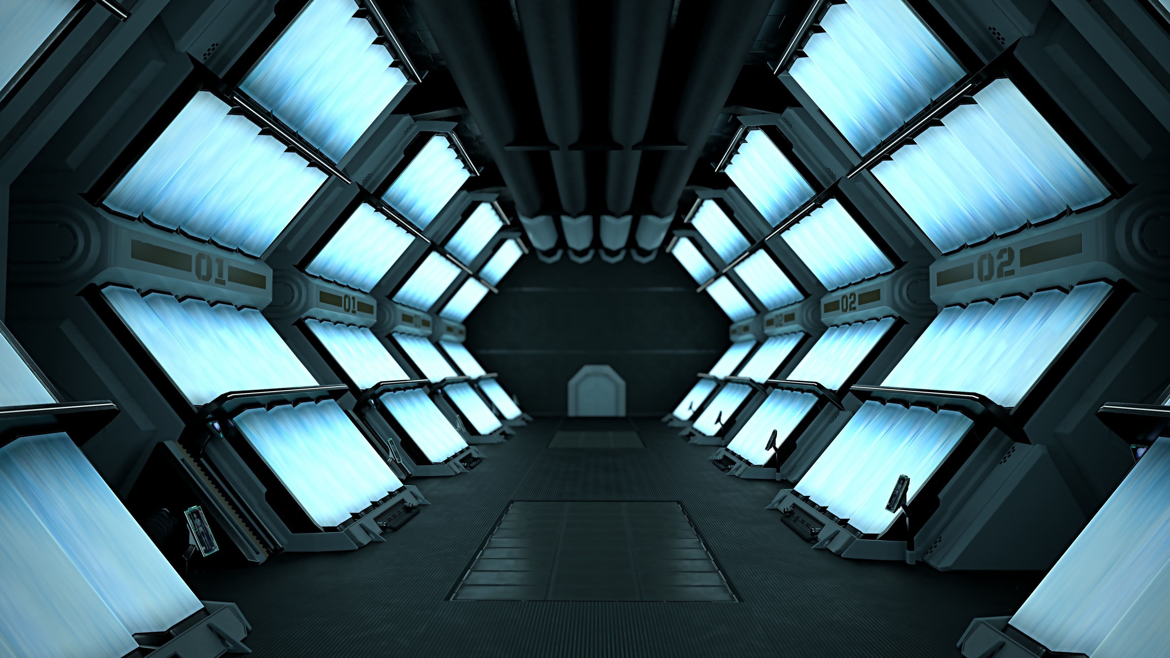 Location - Cryo Sector  Low-poly 3D model_9