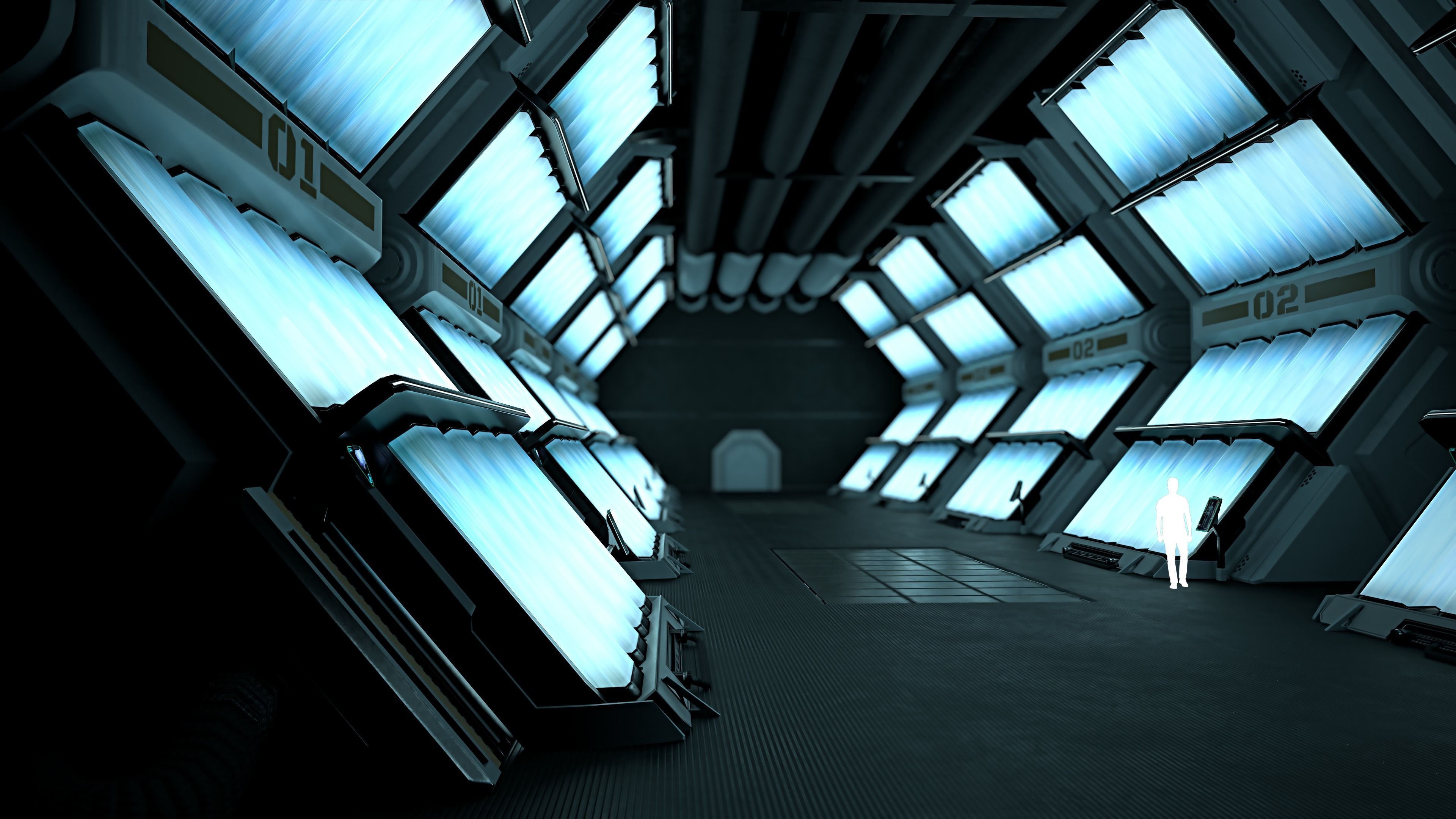 Location - Cryo Sector  Low-poly 3D model_3