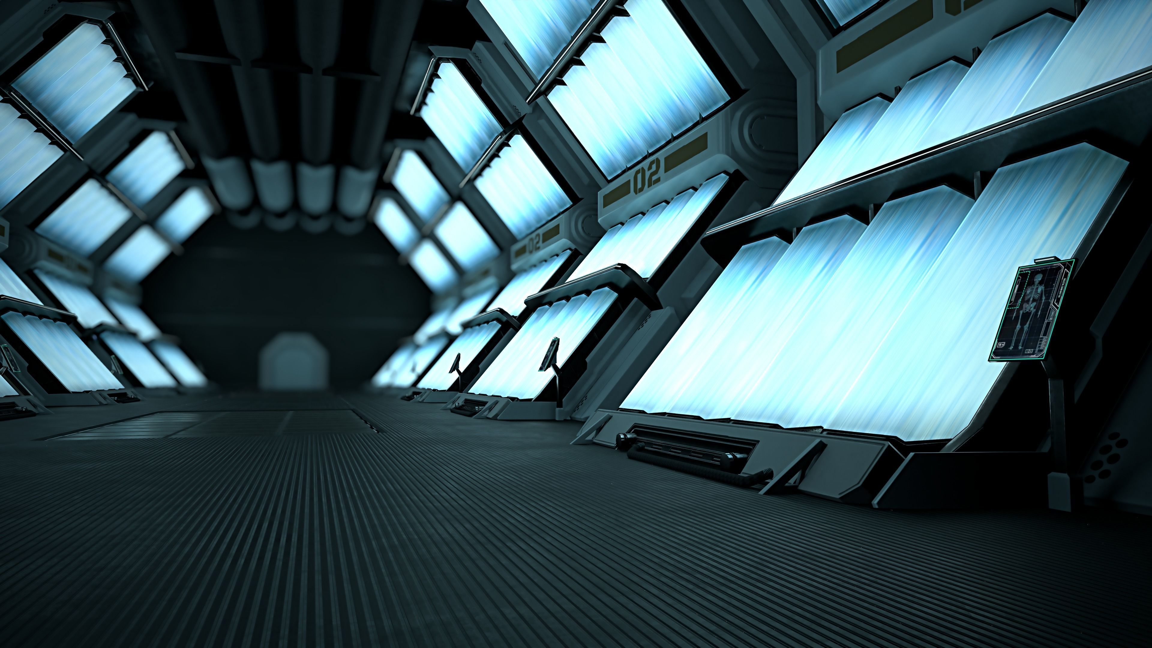 Location - Cryo Sector  Low-poly 3D model_7