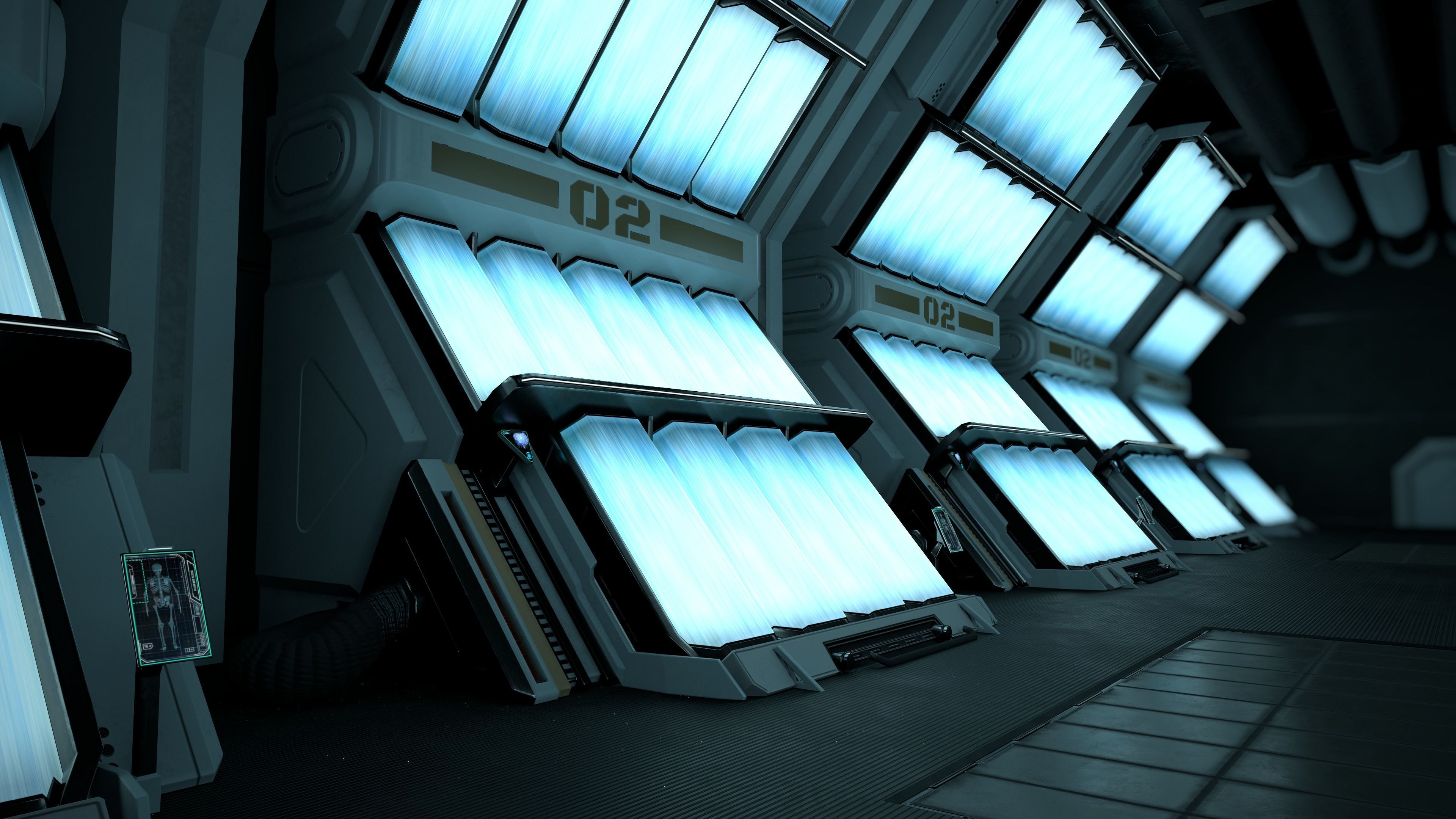 Location - Cryo Sector  Low-poly 3D model_6
